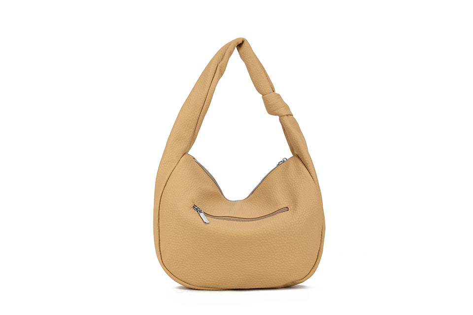 Knot Shoulder Bag in Camel