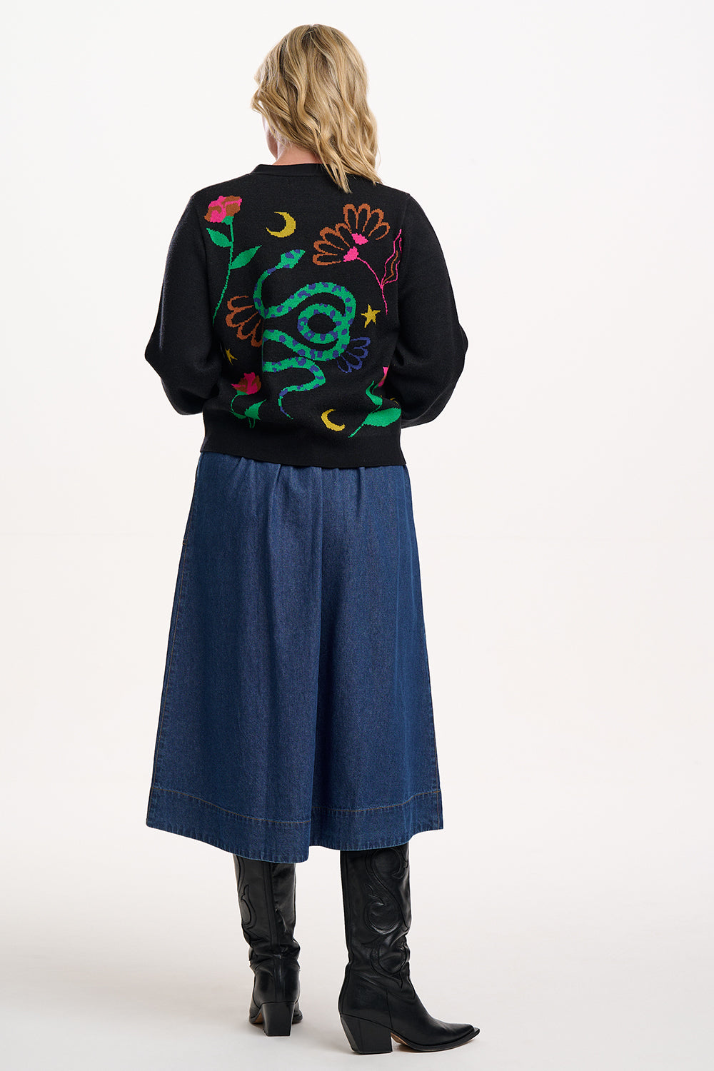 Sugarhill Brighton Adrian Snake Floral Cardigan