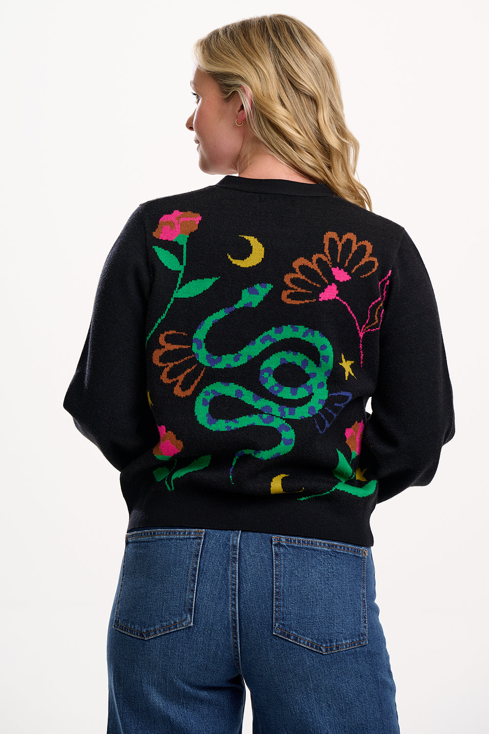 Sugarhill Brighton Adrian Snake Floral Cardigan