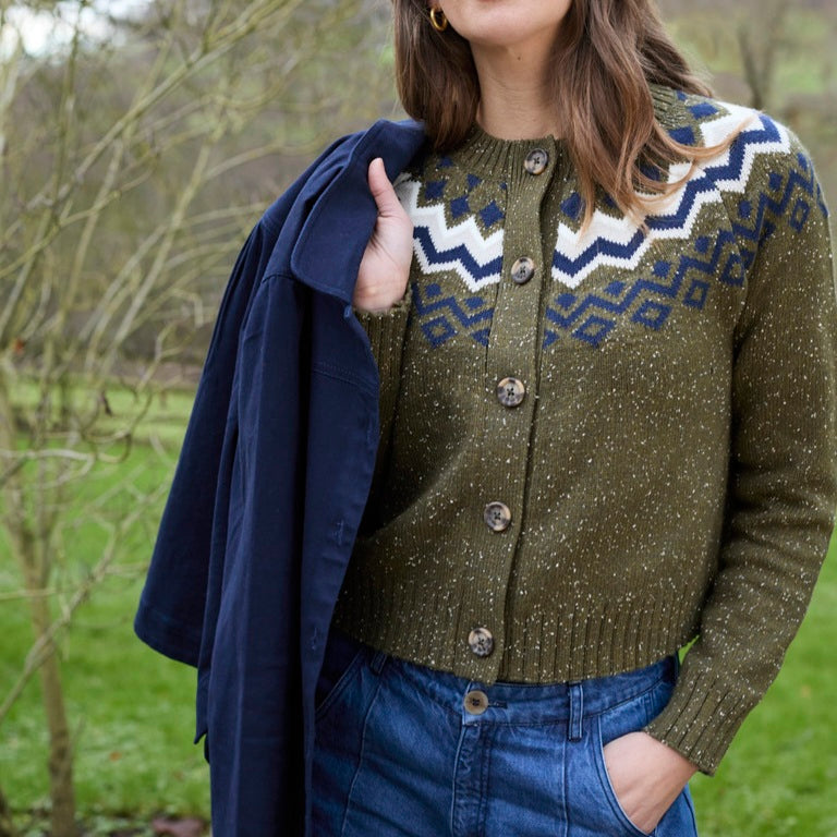 Lily & Me Fitz Fair Isle Cardigan