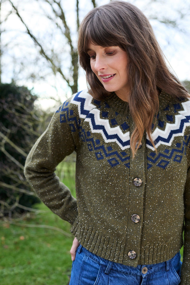 Lily & Me Fitz Fair Isle Cardigan