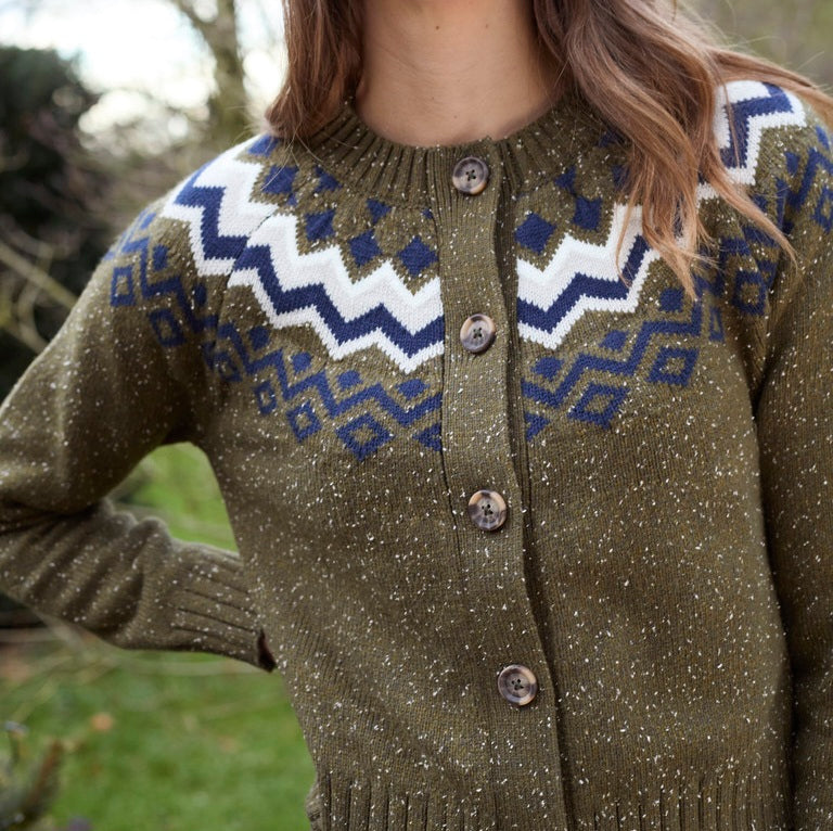Lily & Me Fitz Fair Isle Cardigan