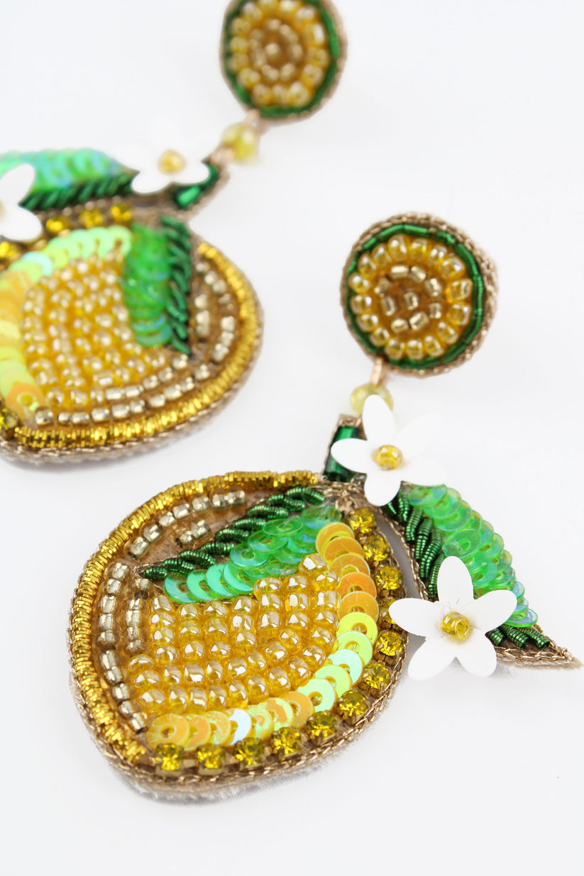 My Doris Lemon Earrings