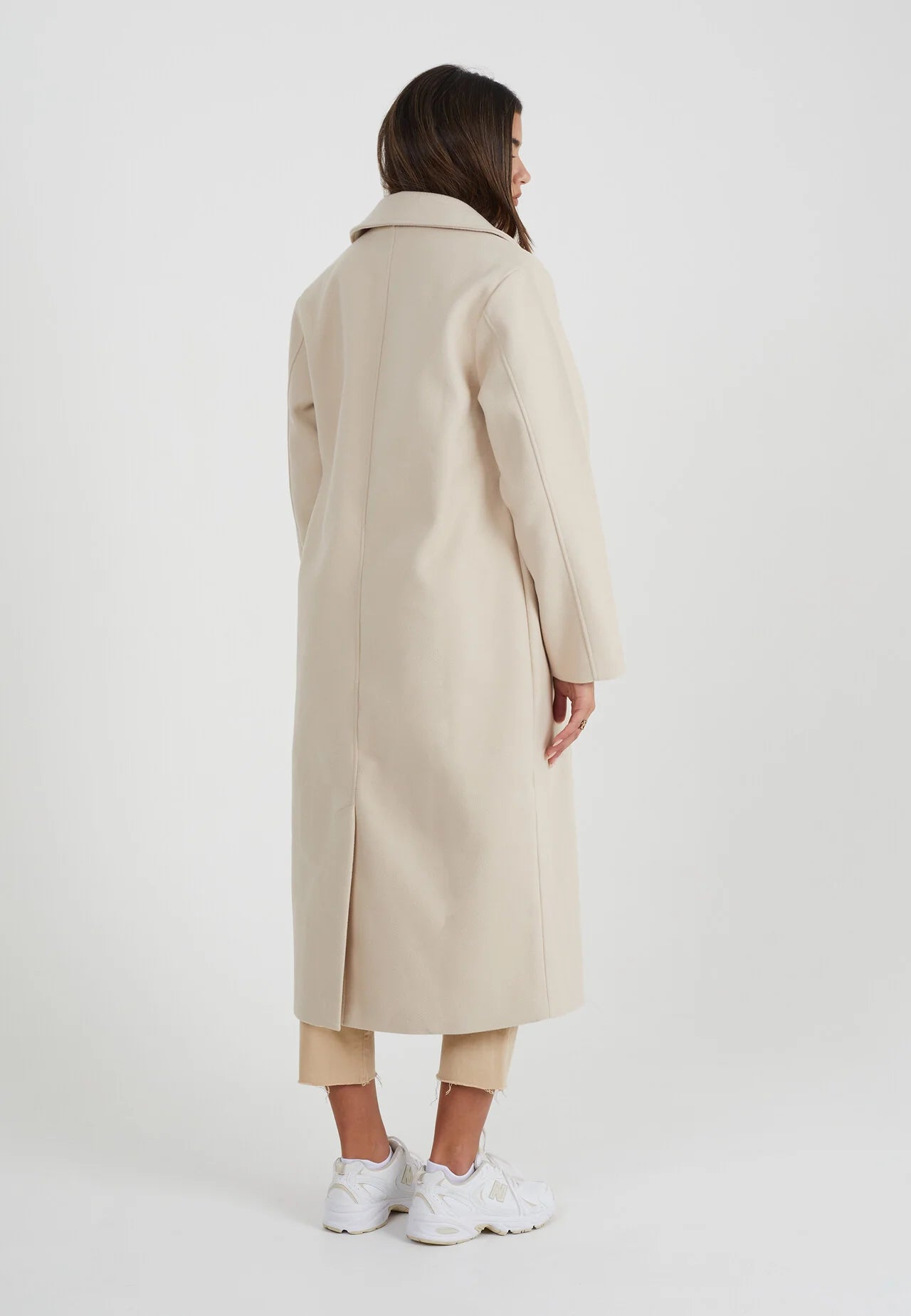 Daniella Double Breasted Longline Coat