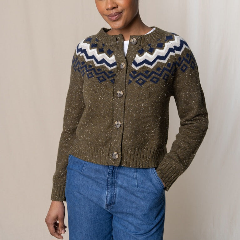 Lily & Me Fitz Fair Isle Cardigan