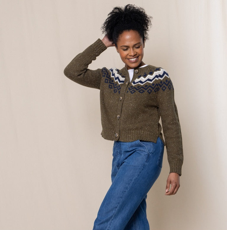 Lily & Me Fitz Fair Isle Cardigan