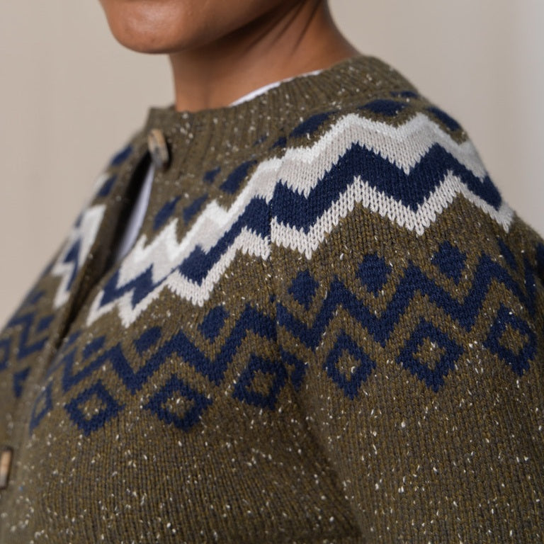 Lily & Me Fitz Fair Isle Cardigan