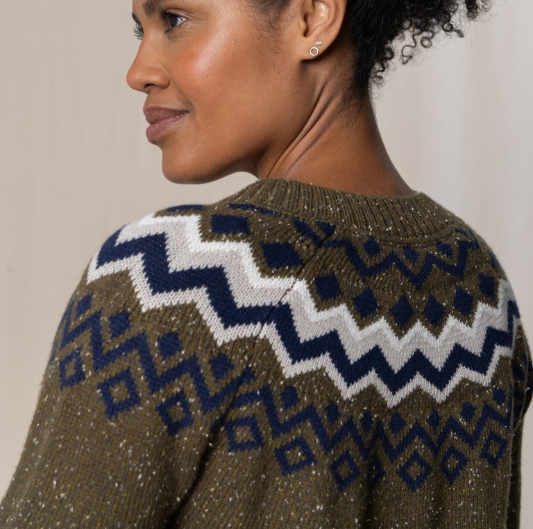 Lily & Me Fitz Fair Isle Cardigan