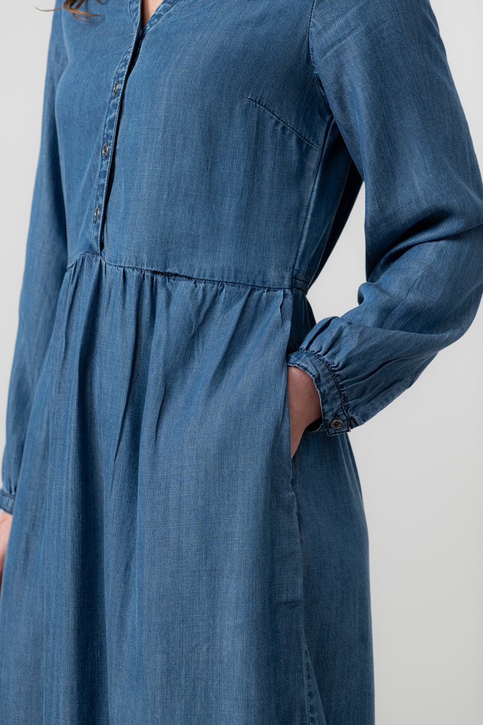 Lily & Me Ellington Tencel Denim Midi Dress