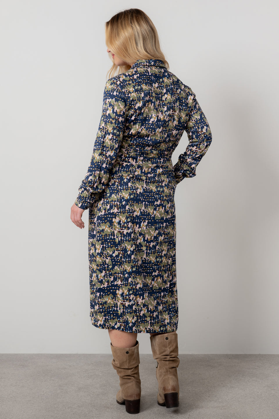 Lily & Me Anya Midi Clover Shirt Dress