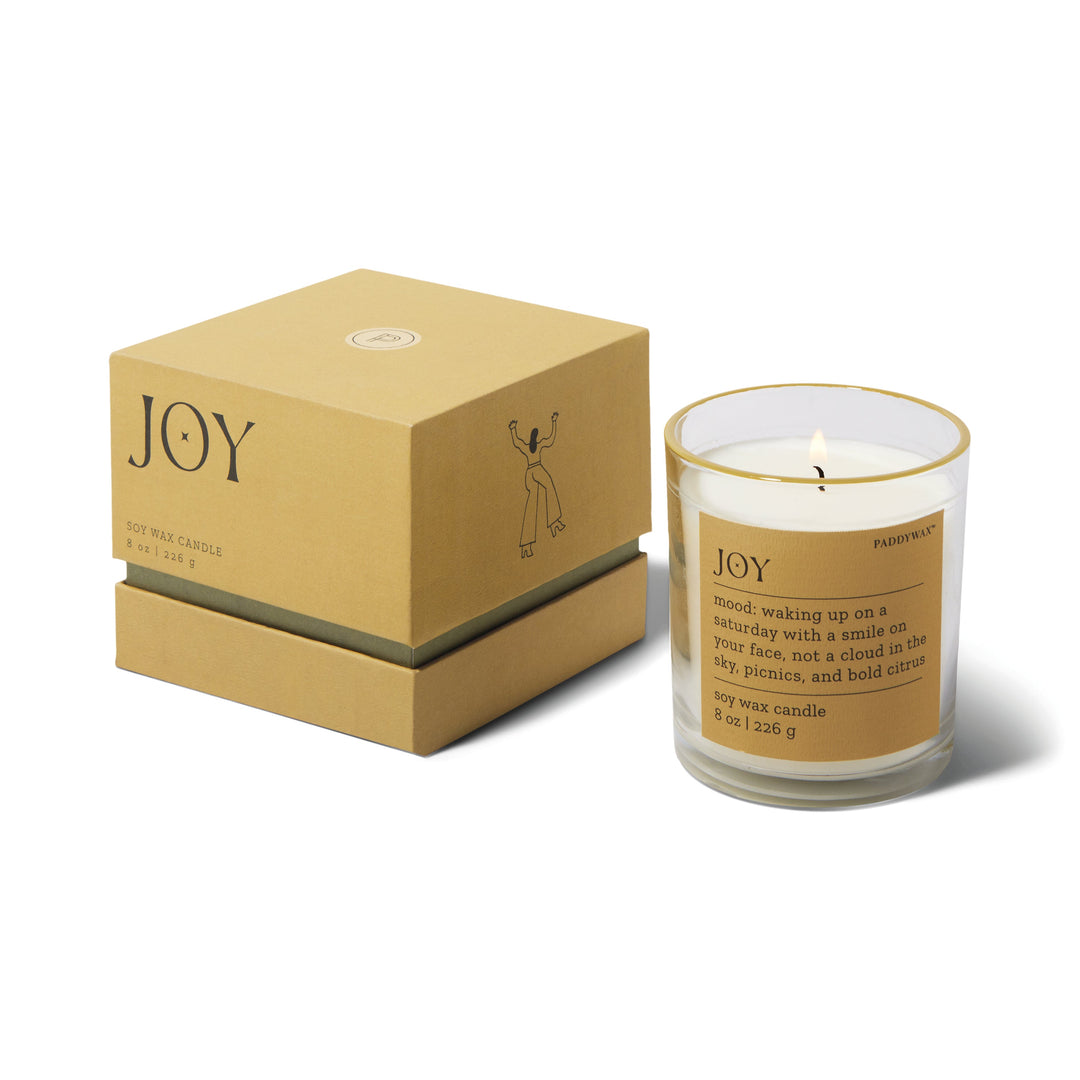 Paddywax Mood Misted Lime Soy Candle - Joy