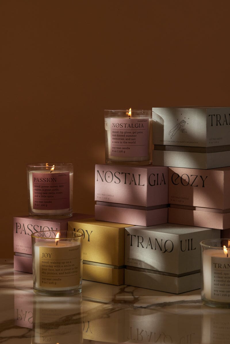 Paddywax Mood Pepper & Plum Soy Candle - Nostalgia