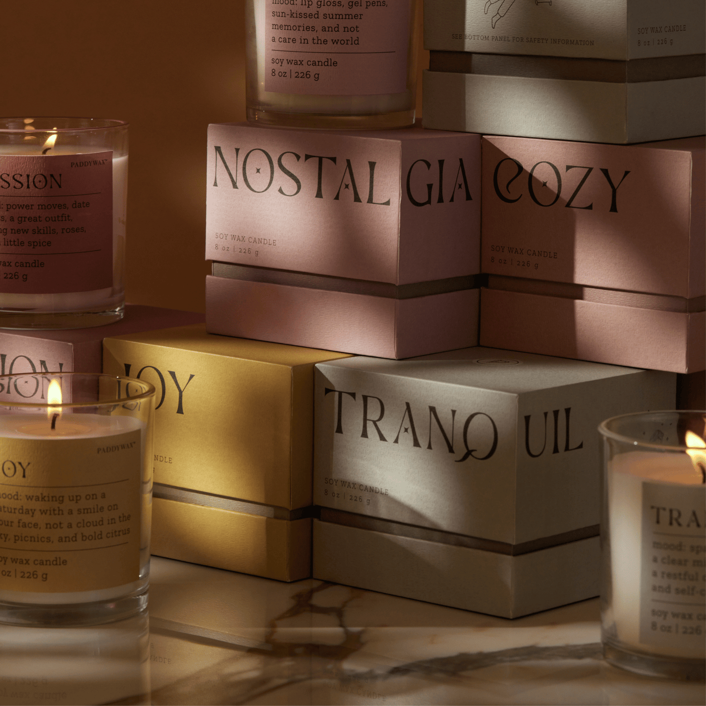 Paddywax Mood Pepper & Plum Soy Candle - Nostalgia