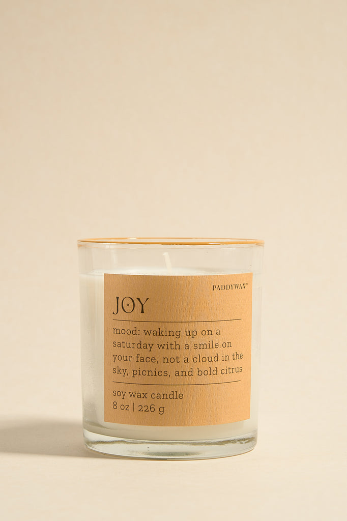 Paddywax Mood Misted Lime Soy Candle - Joy