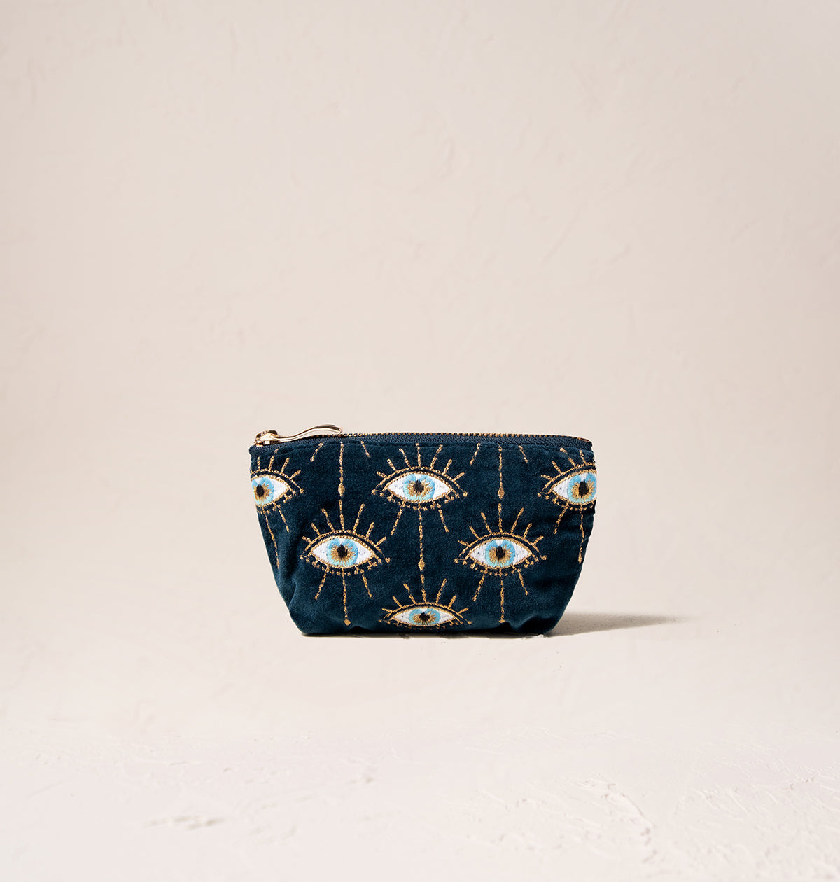 Mystical Eye Coin Purse in Ink Blue