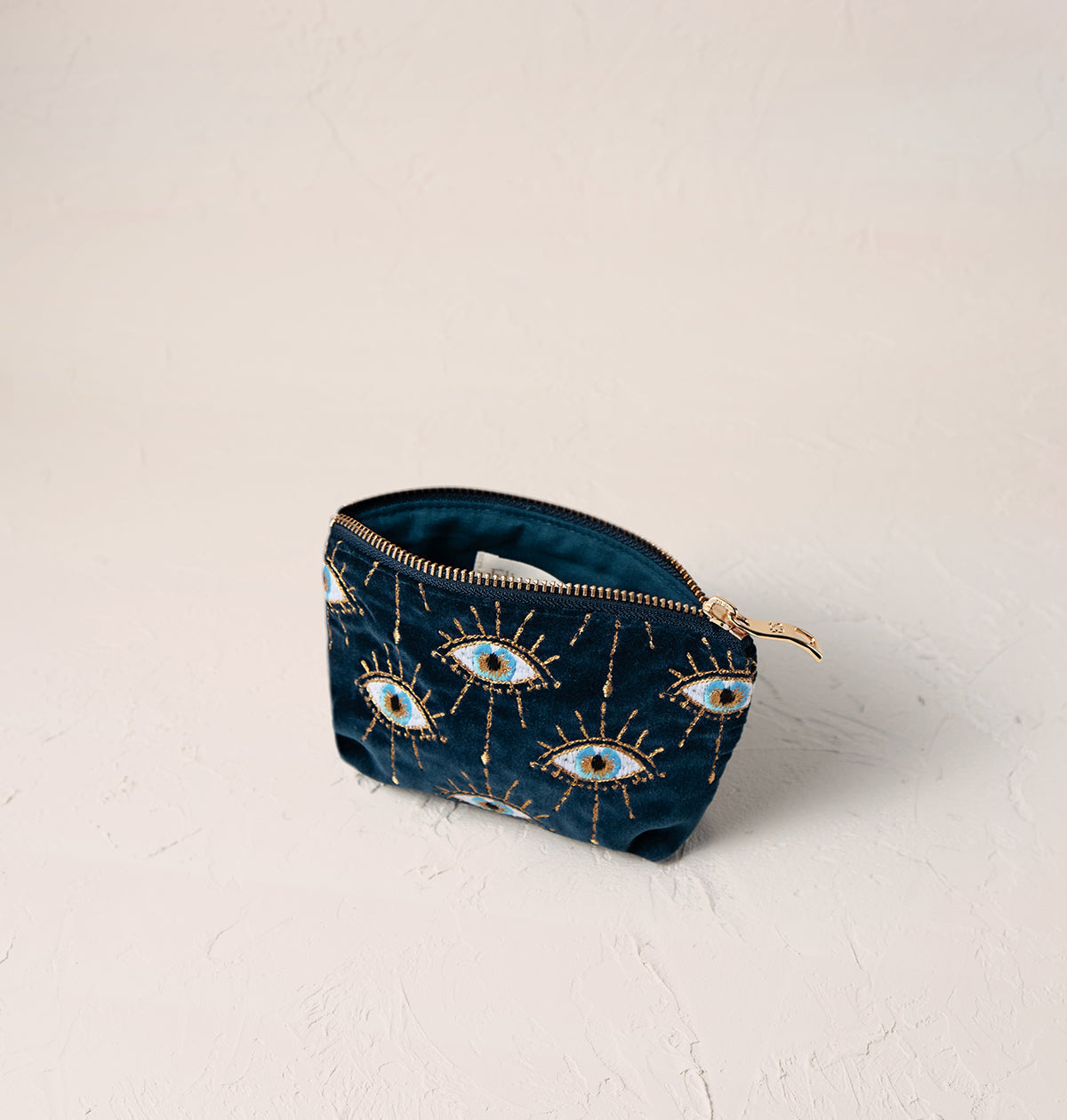 Mystical Eye Coin Purse in Ink Blue