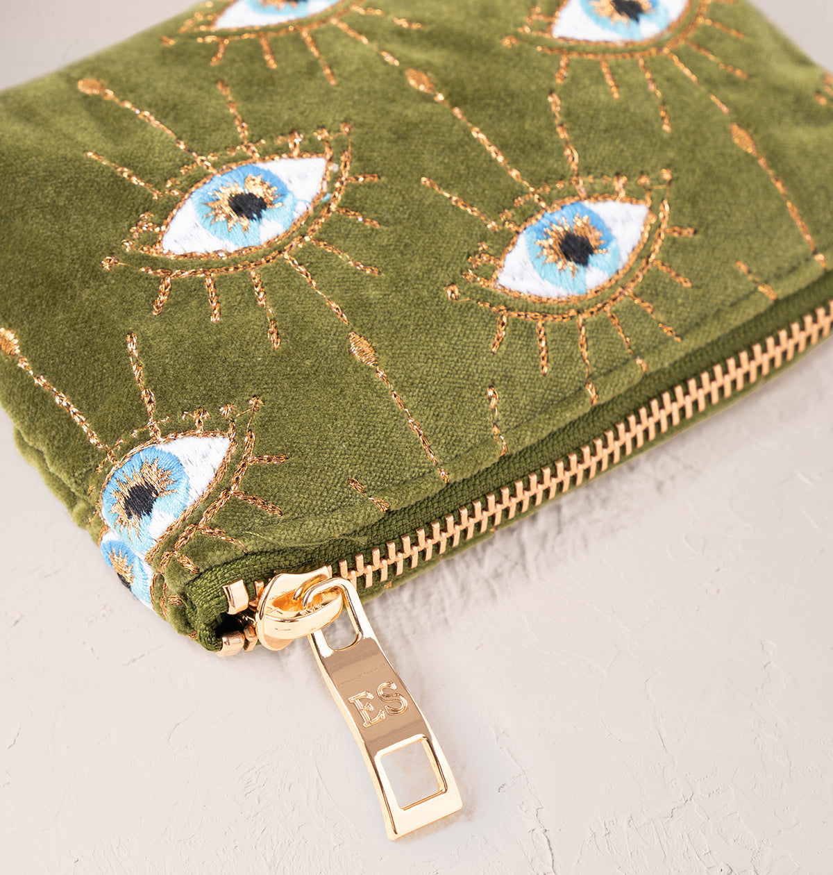 Mystical Eye Coin Purse in Garden Green