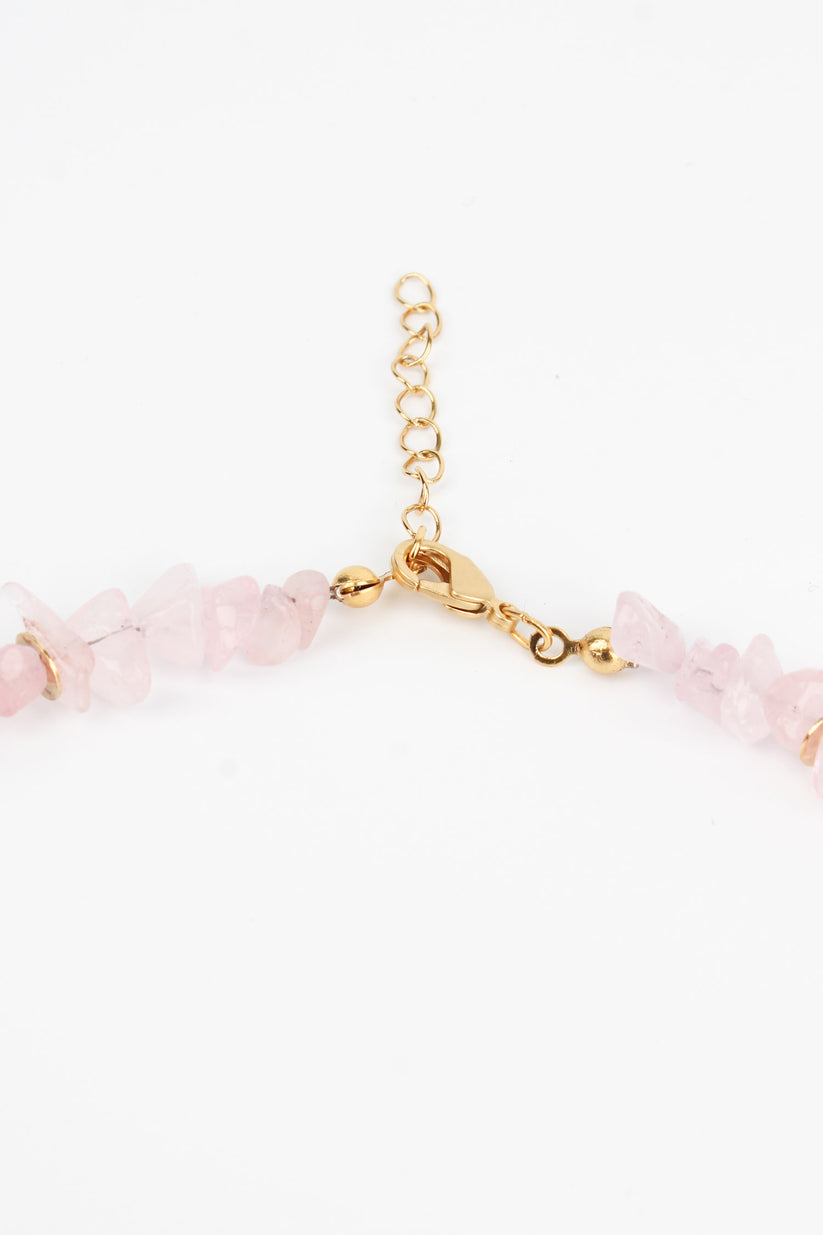 My Doris Pink Stone Necklace