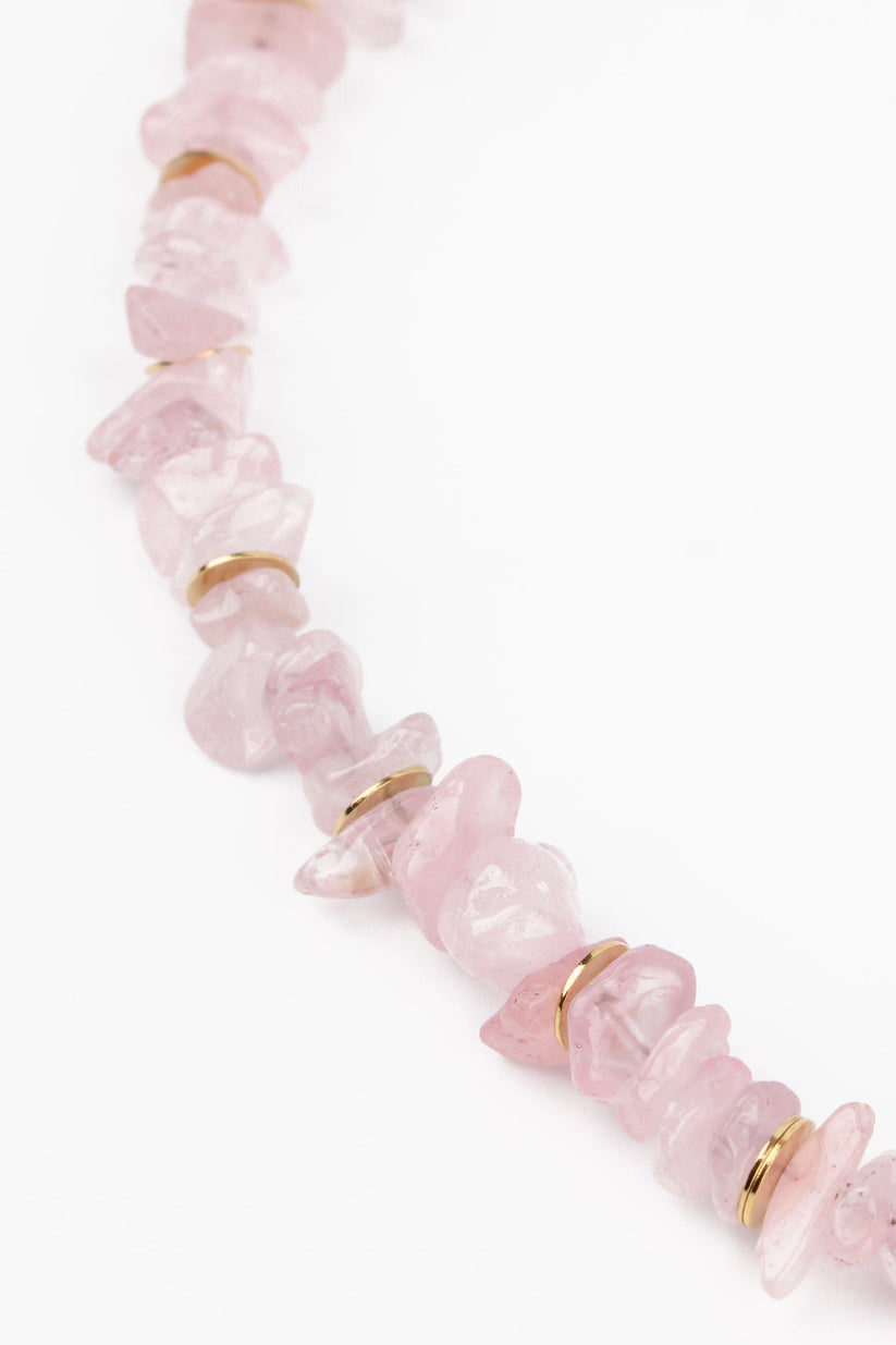My Doris Pink Stone Necklace