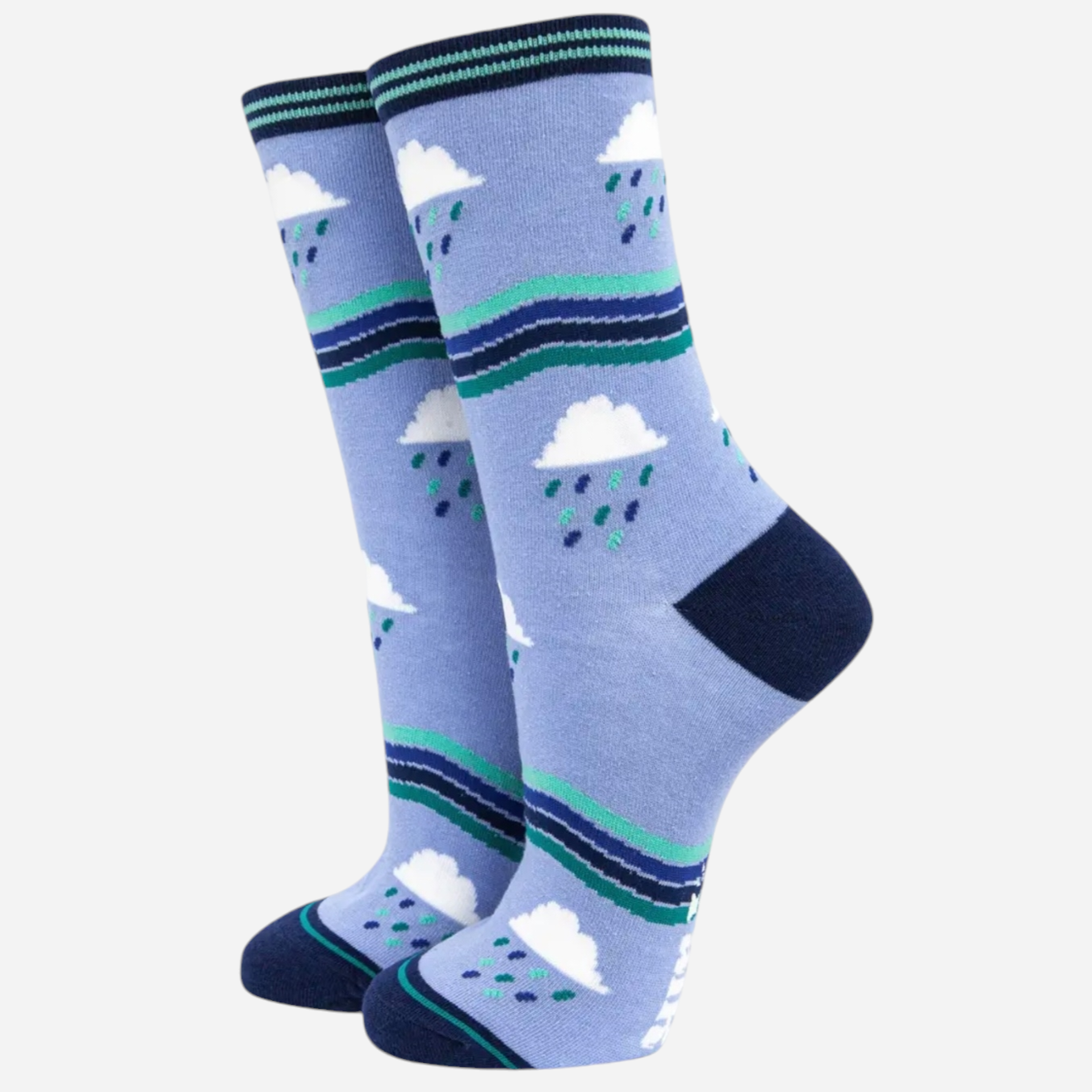 Rain Clouds Bamboo Socks