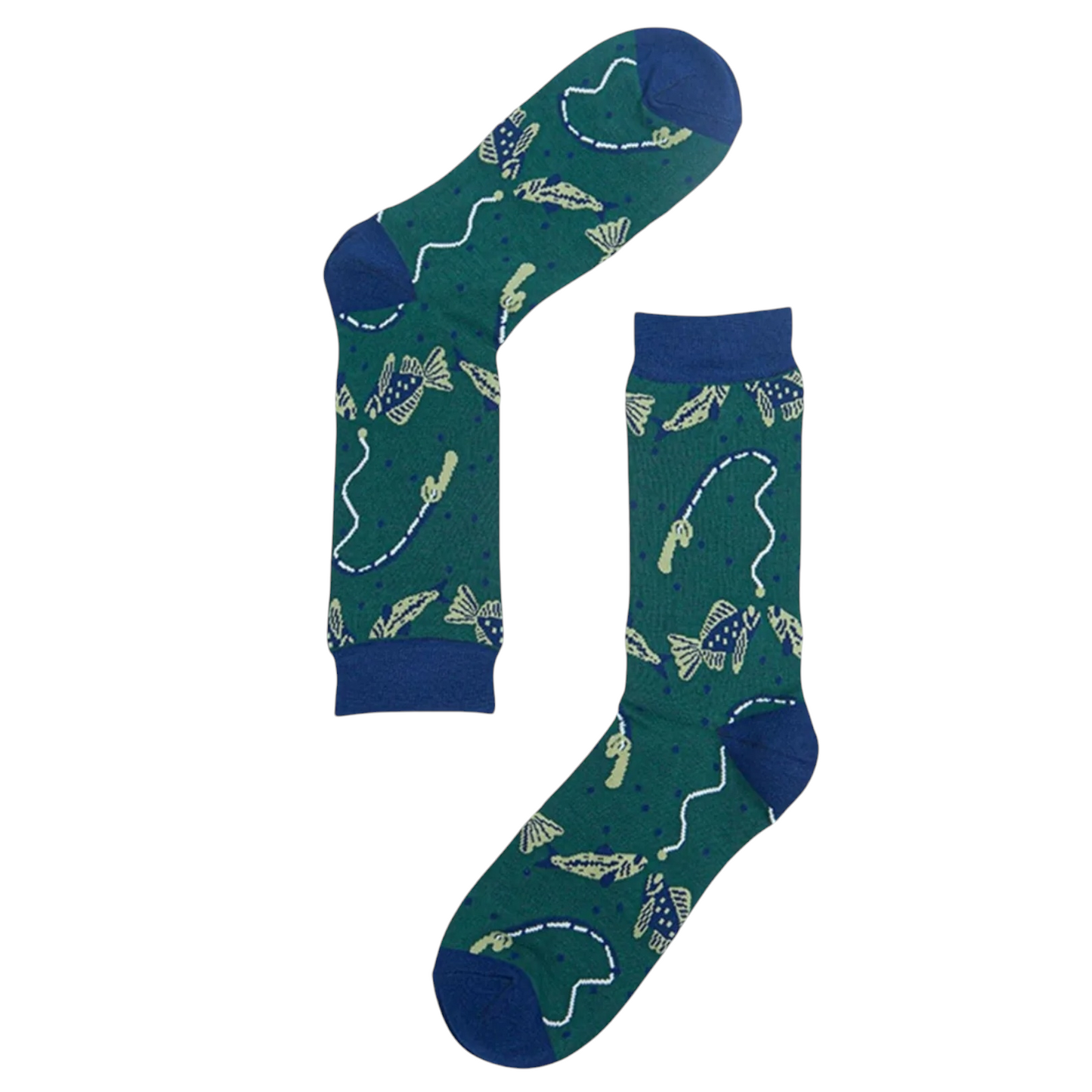 Mens Fishing Bamboo Socks