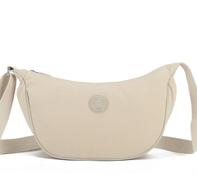 Sling Cross Body Bag Stone Badge