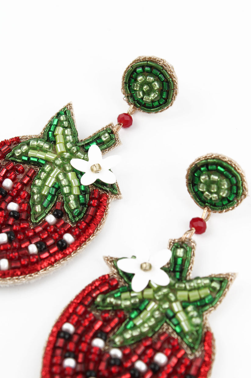 My Doris Strawberry Earrings