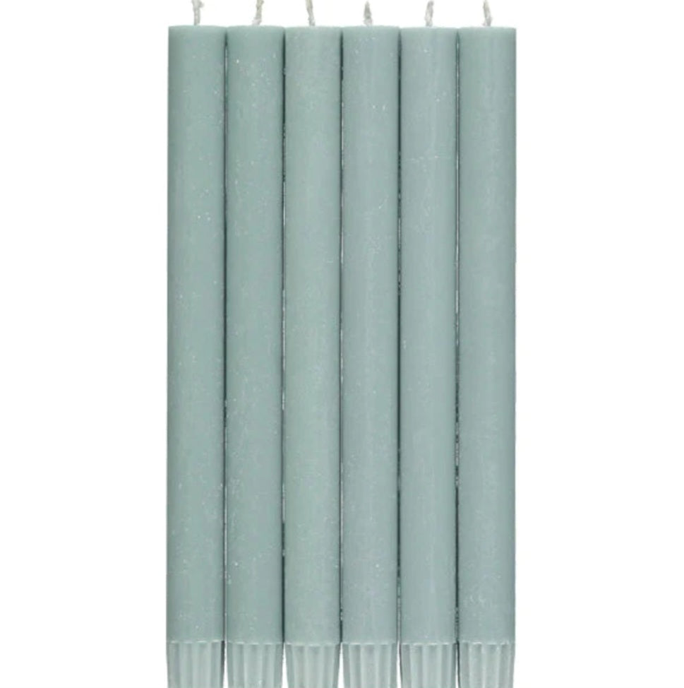 British Colour Standard Eco Dinner Candle in Opaline Green