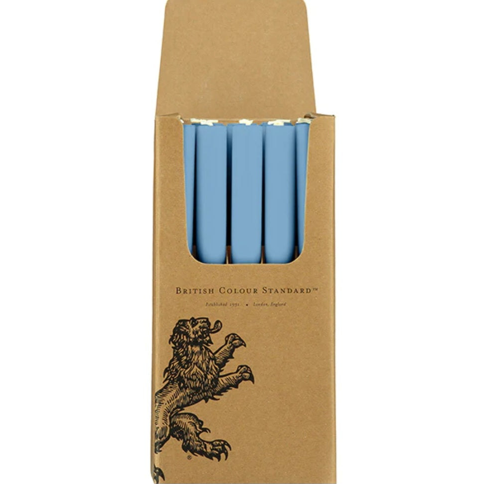 British Colour Standard Eco Dinner Candle in Pompadour