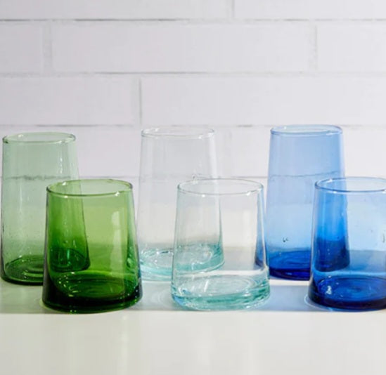 Hand-blown Moroccan Mid Tumbler