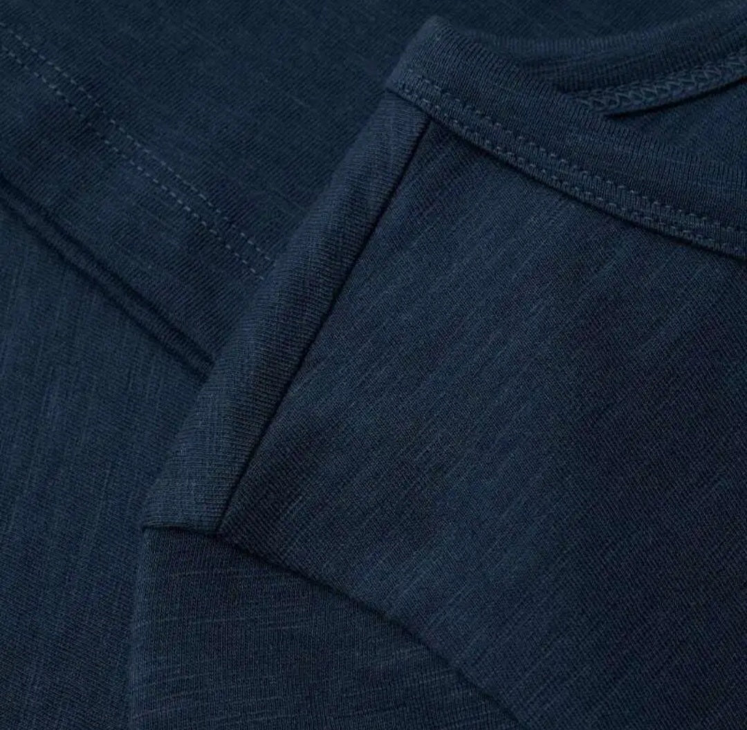 Opal Organic Cotton Tee in Navy