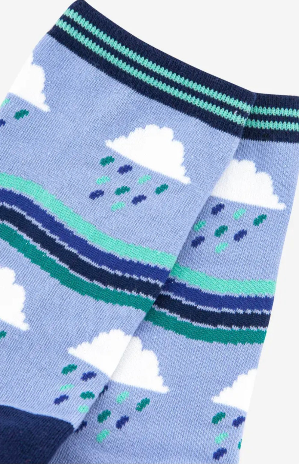 Rain Clouds Bamboo Socks