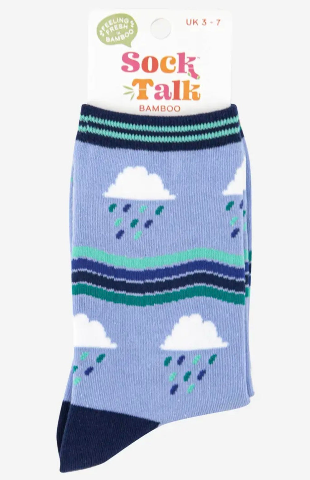 Rain Clouds Bamboo Socks