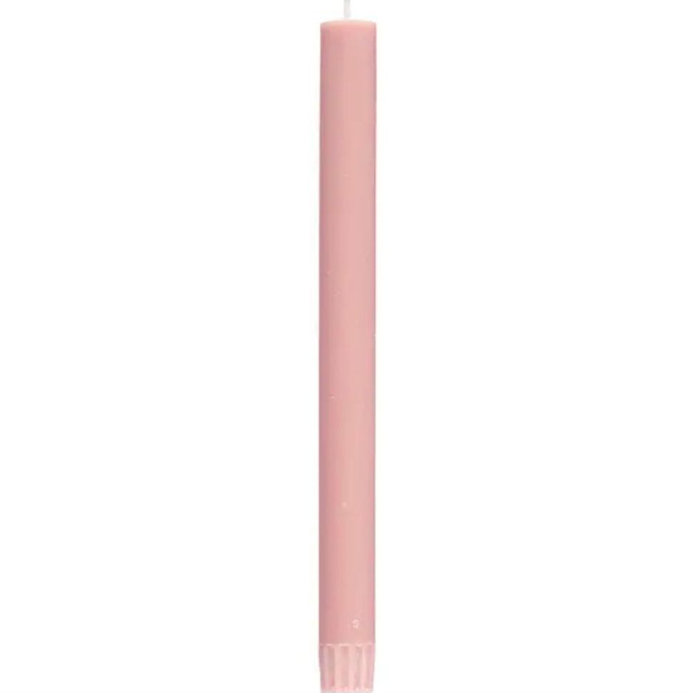 British Colour Standard Eco Dinner Candle in Old Rose