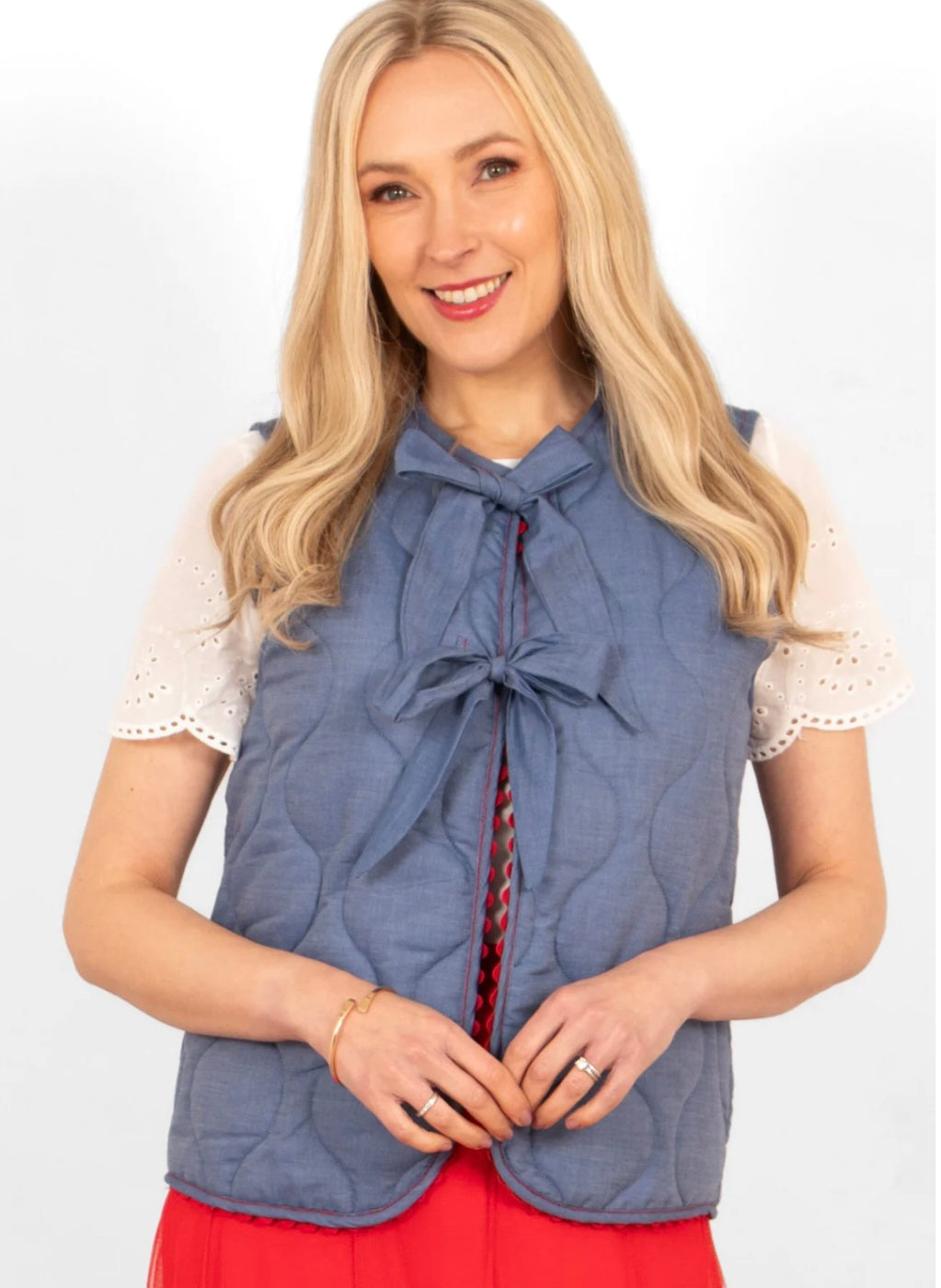 Noa Quilted Cotton Gilet