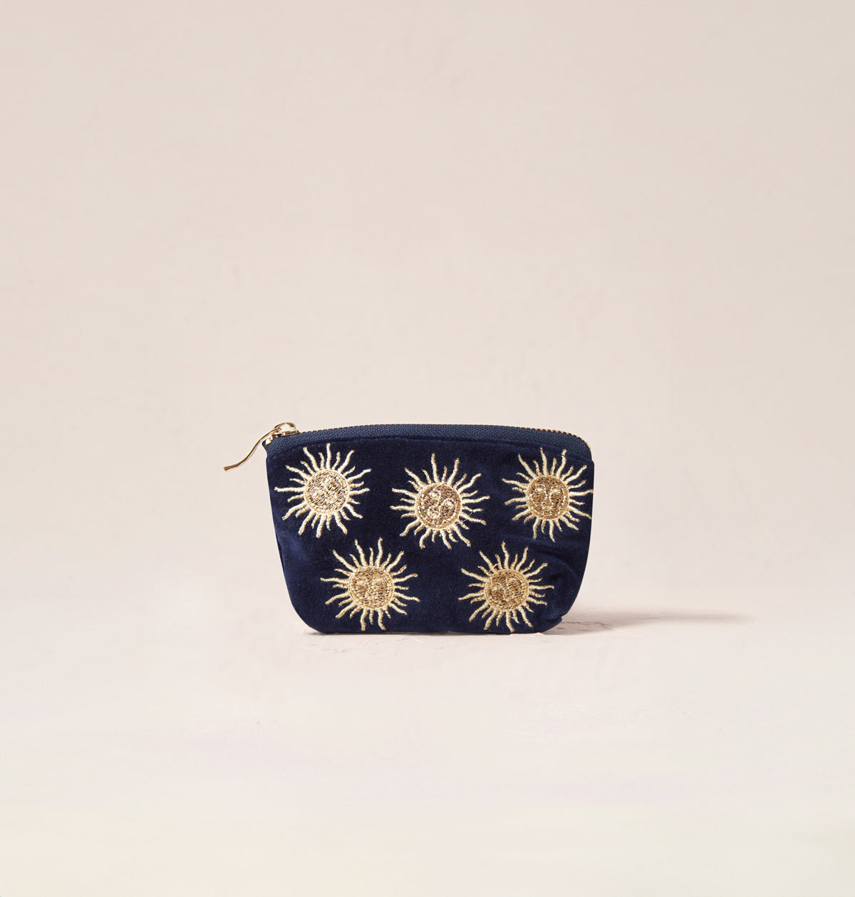 Sun Goddess Coin Purse in Navy