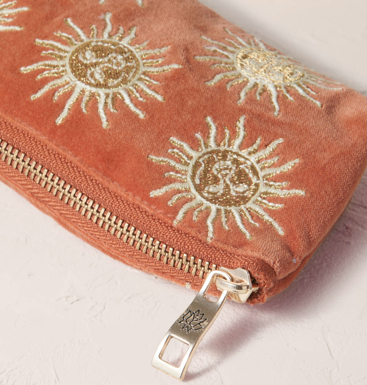 Sun Goddess Coin Purse in Rust