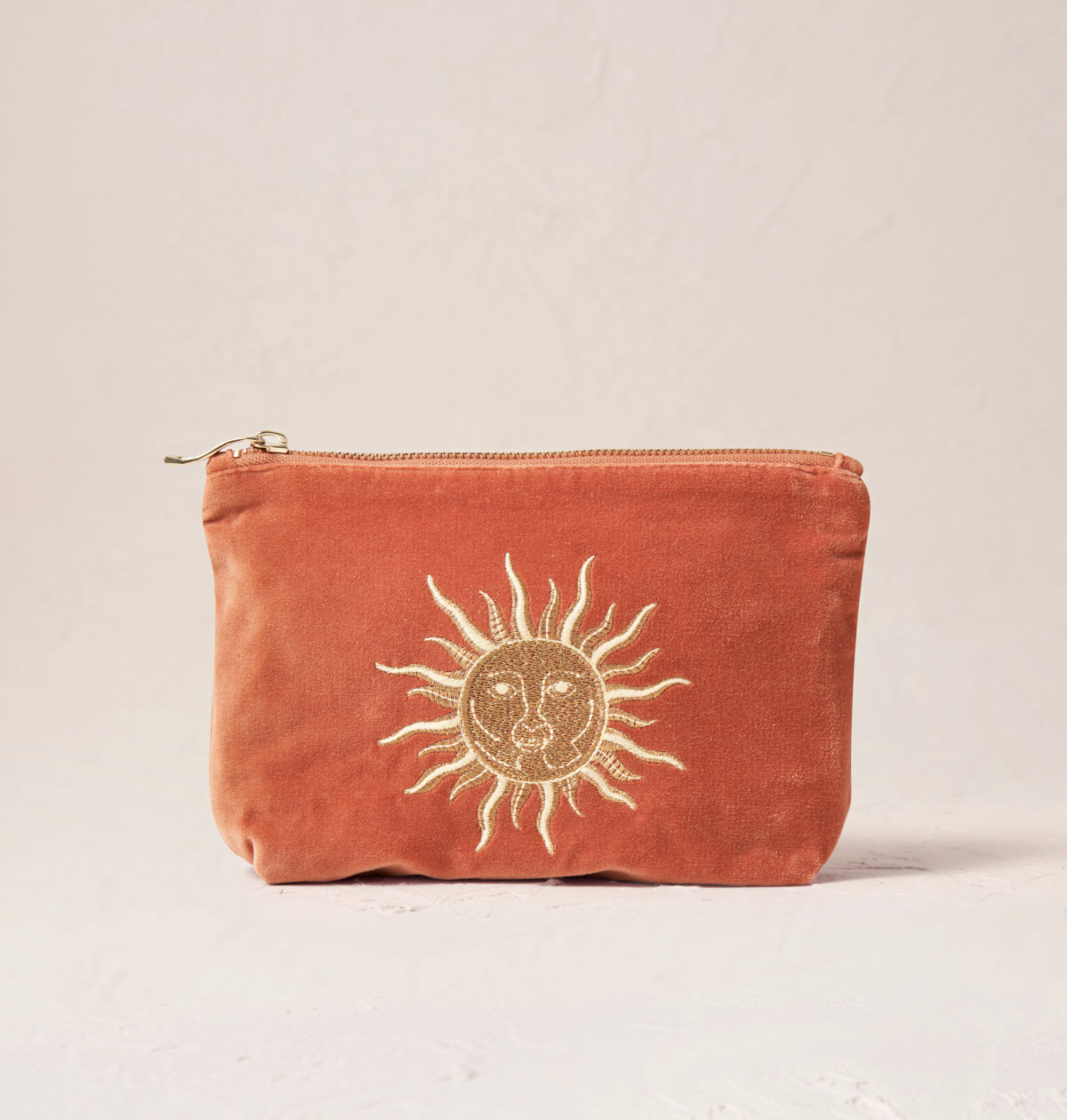 Sun Goddess Rust Mini Pouch
