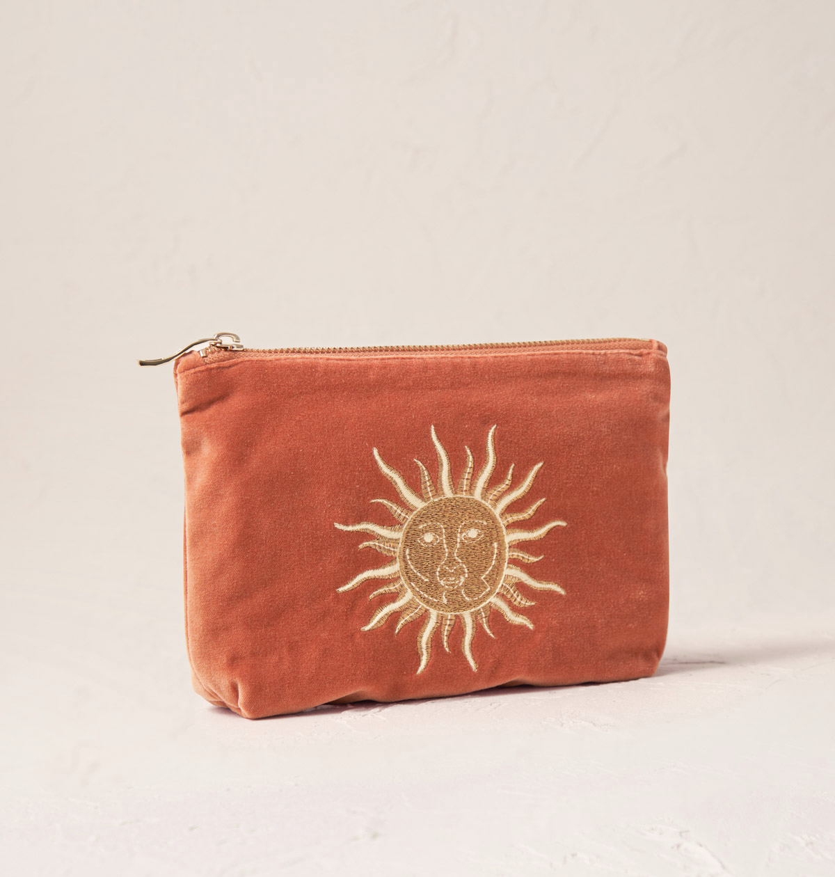 Sun Goddess Rust Mini Pouch