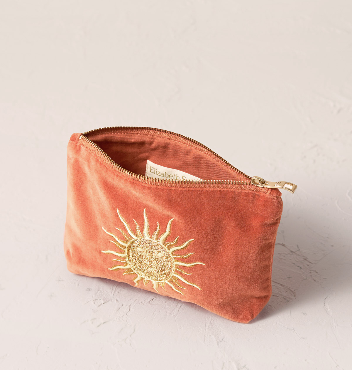Sun Goddess Rust Mini Pouch