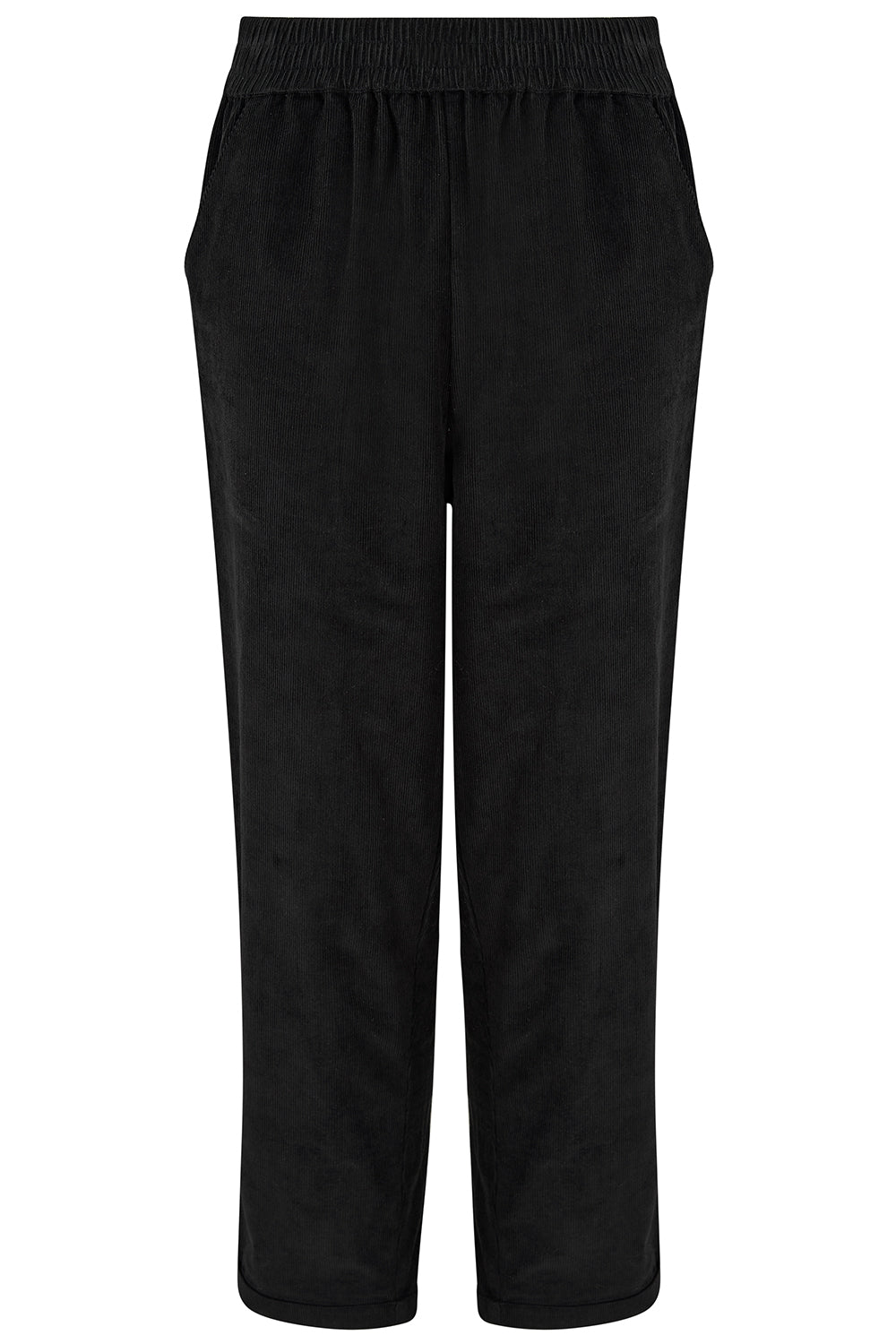 Sugarhill Brighton Vonnie Black Cord Trousers