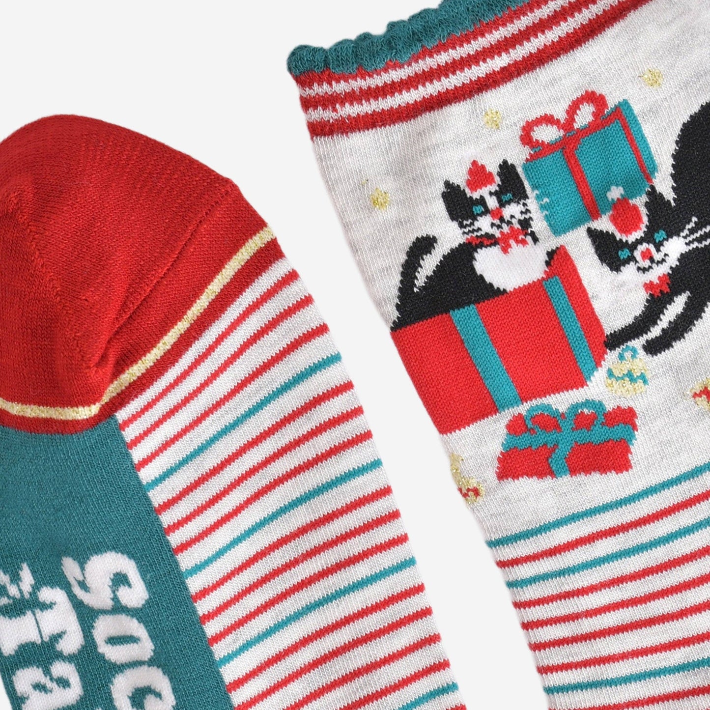 Christmas Cats Bamboo Socks