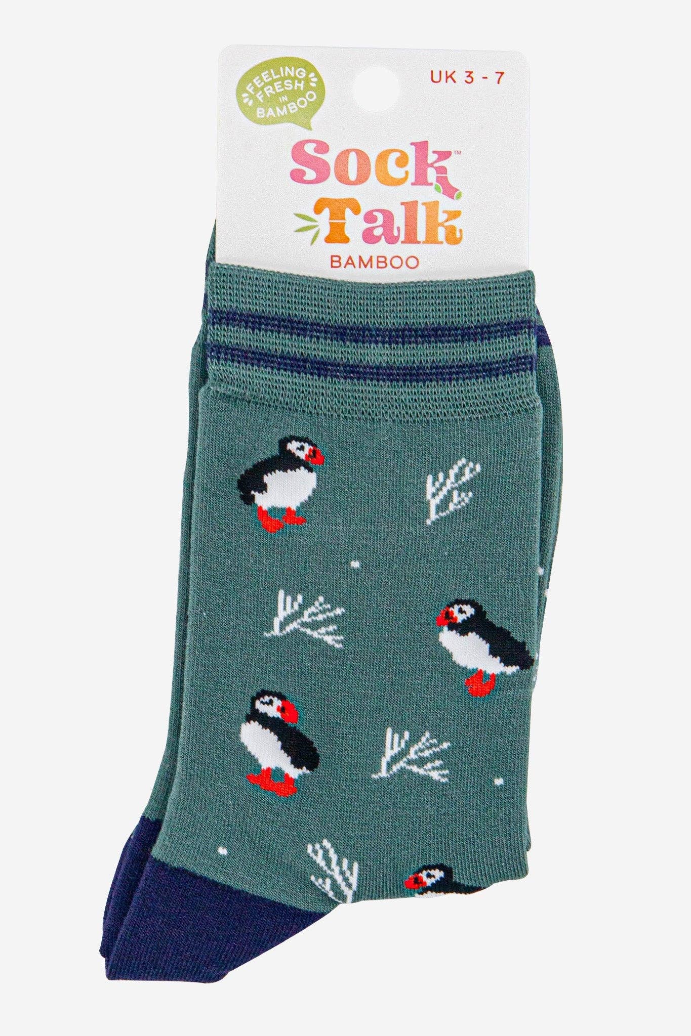 Puffin Bamboo Socks