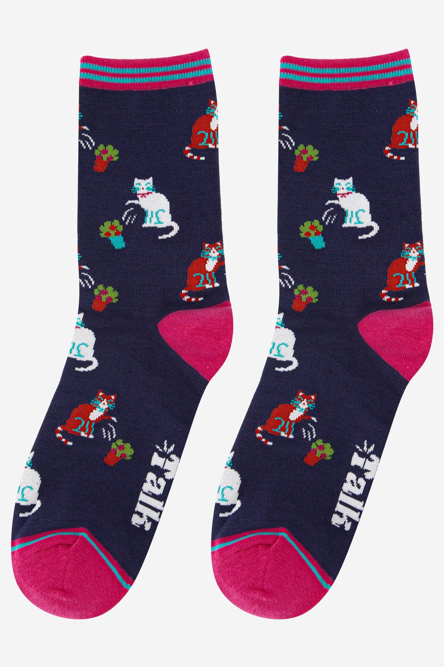 Clumsy Cats Bamboo Socks