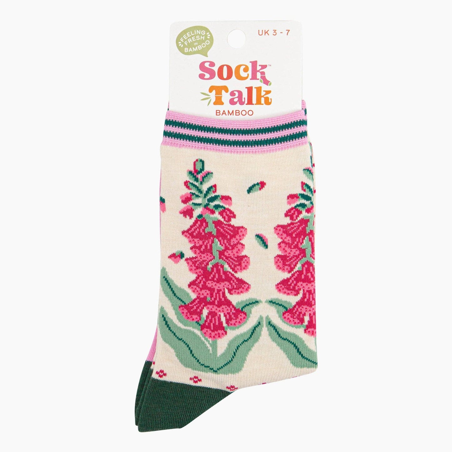 Foxglove Flower Bamboo Socks