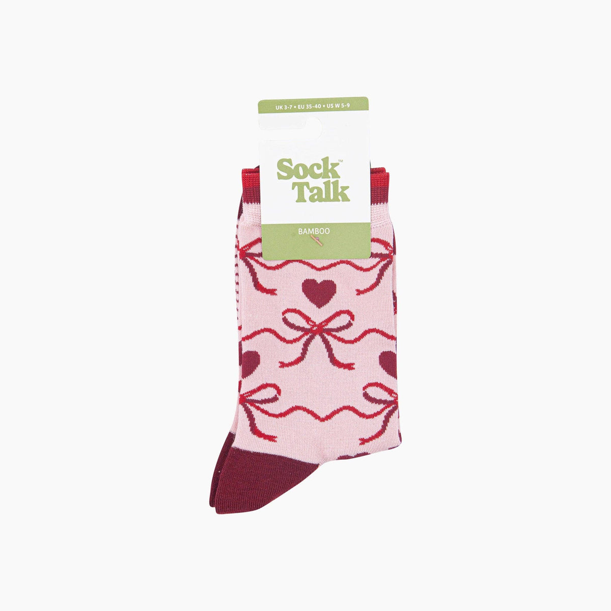 Ribbon Bow Bamboo Socks