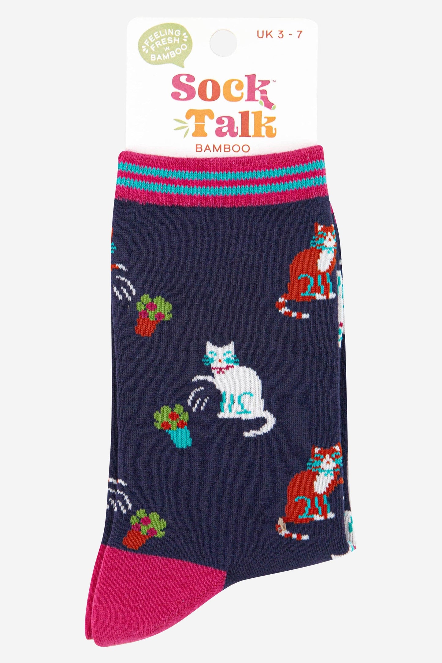 Clumsy Cats Bamboo Socks