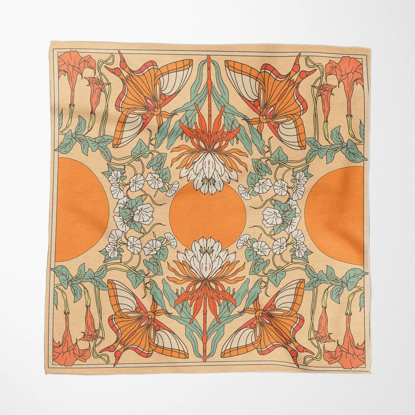 Nocturne Organic Cotton Square Neckerchief