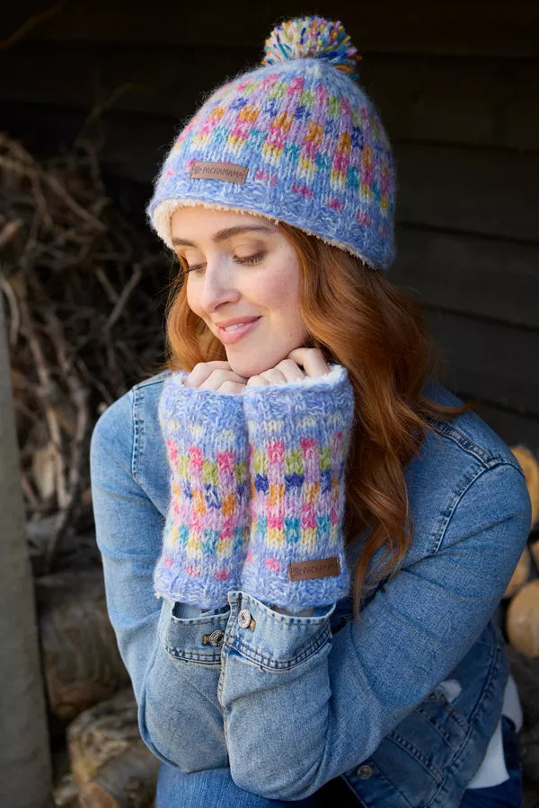 Arundel Bobble Beanie in Sky