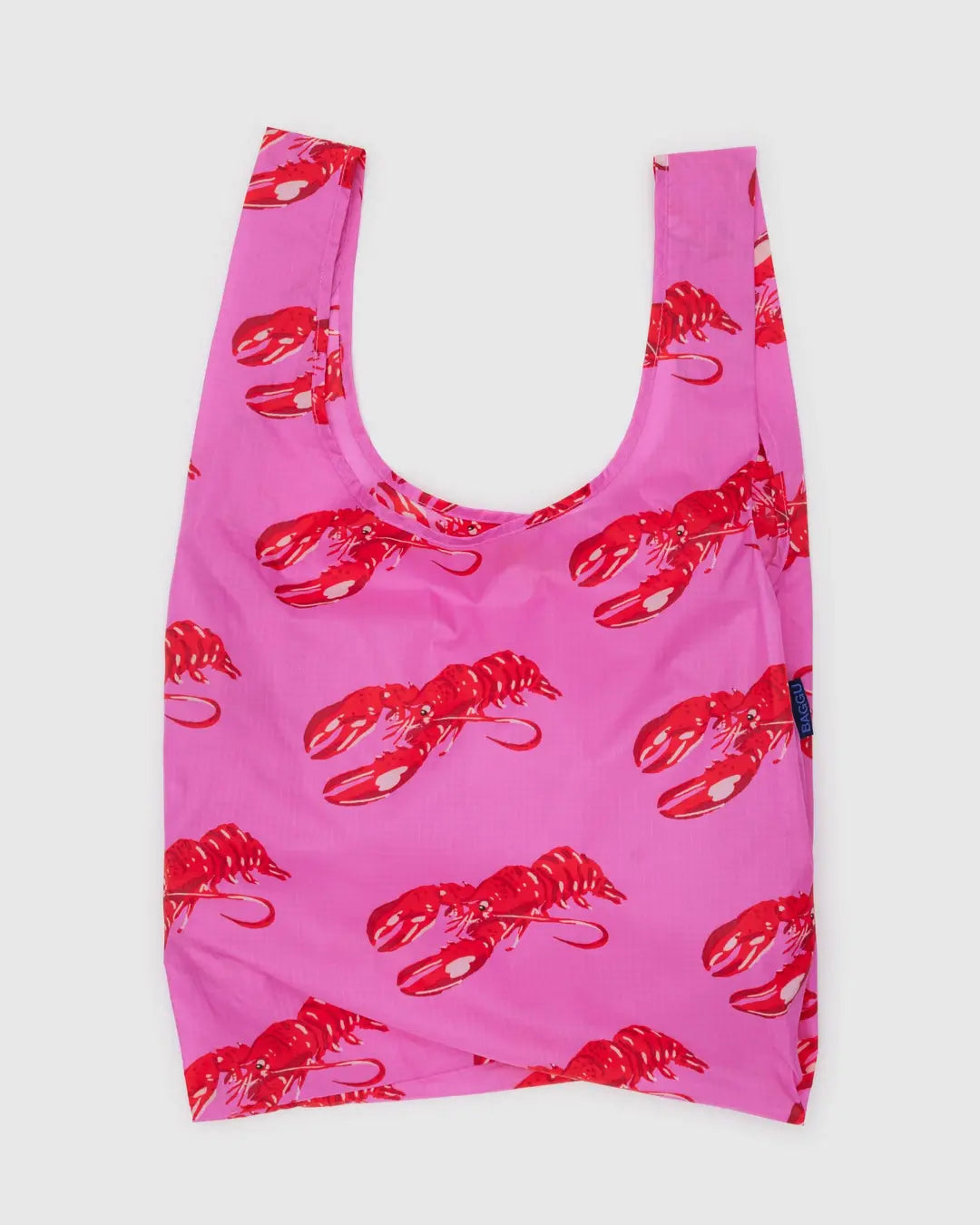 BAGGU Standard Reusable Bag - Pink Lobster